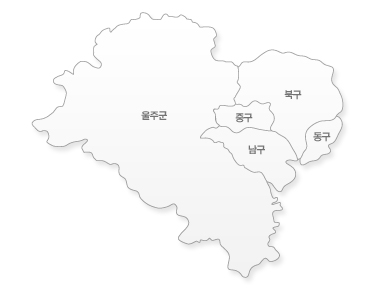 울산 구역지도